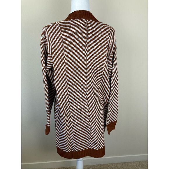 Fortune + Ivy Heavy Knit Open Front Cardigan #0290K45 Size Medium NWT (P4) - Picture 2 of 10